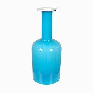 Blue Glass Vase from Otto Brauer Holmegaard-MTD-1400051