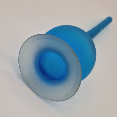 Blue Glazed Vase by Carlo Moretti for Rosenthal Netter, 1950s-WK-1811729