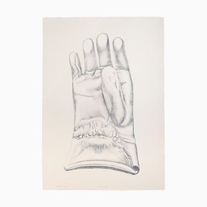 Blue Glove - Original Etching by Giacomo Porzano - 1972 1972-ZCI-760868