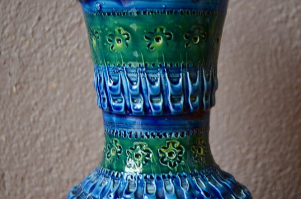 Blue Green Vase from Bitossi, 1960s-AIU-1768727