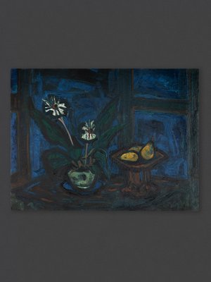 Blue Hour, Oil on Hardboard, Framed-GPP-1148416