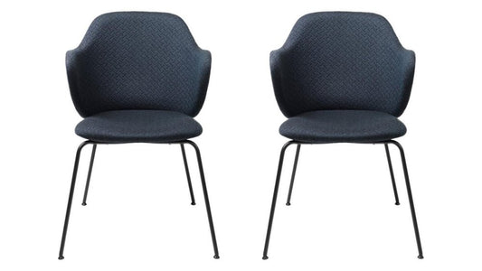 Blue Jupiter Lassen Chairs by Lassen, Set of 2