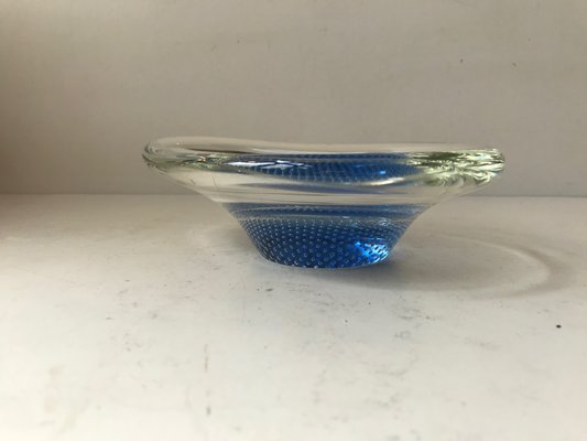 Blue Kosta Boda Glass Dish by Vicke Lindstrand, 1960-LCR-955479