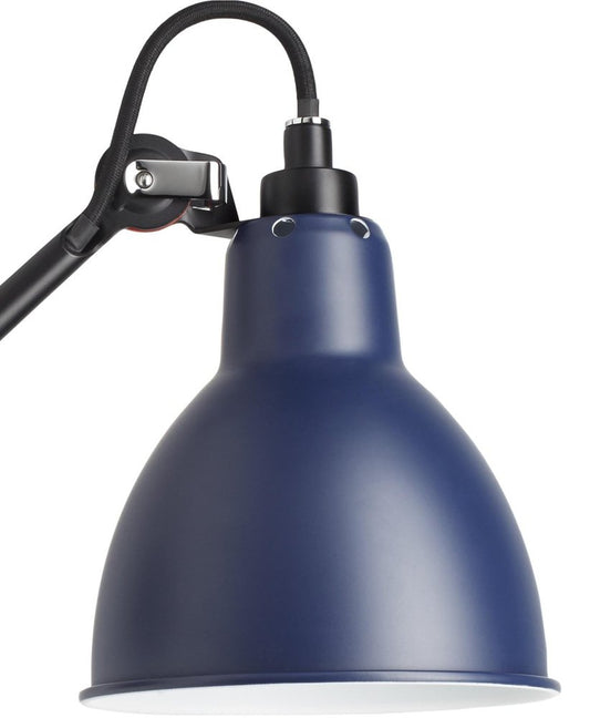 Blue Lampe Gras N° 304 Wall Lamp by Bernard-Albin Gras