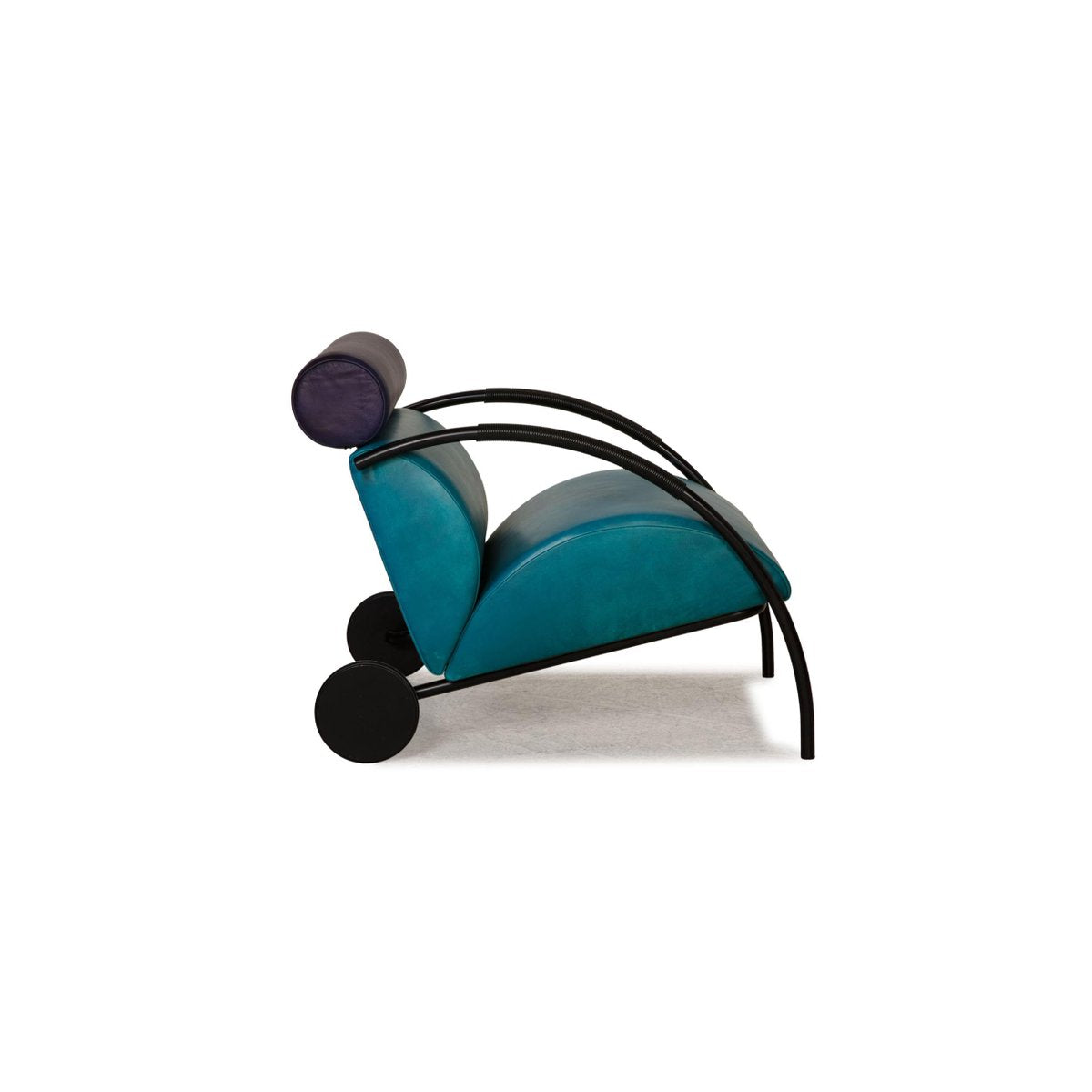 Blue Leather Cycle Armchair from Cor