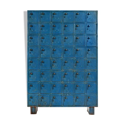 Blue Metal Workshop Dresser, 1940s-NQ-571294