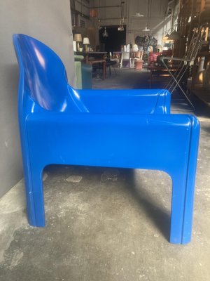 Blue Model 4794 Armchair by Gae Aulenti for Kartell, 1974-QVY-1807141