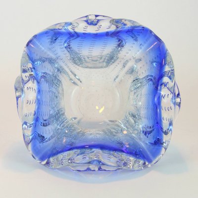 Blue Murano Glass Ashtray, 1950s-NE-683611