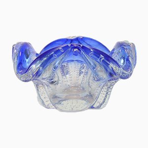 Blue Murano Glass Ashtray, 1950s-NE-683611