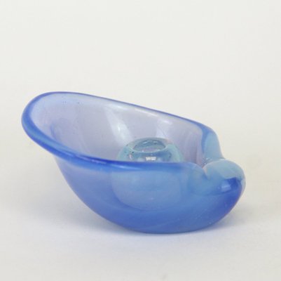 Blue Murano Glass Candleholder from Seguso, 1940s-NE-577360