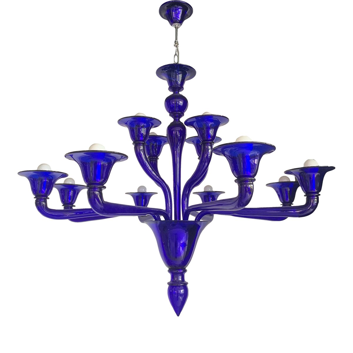 Blue Murano Glass Chandelier from Simoeng