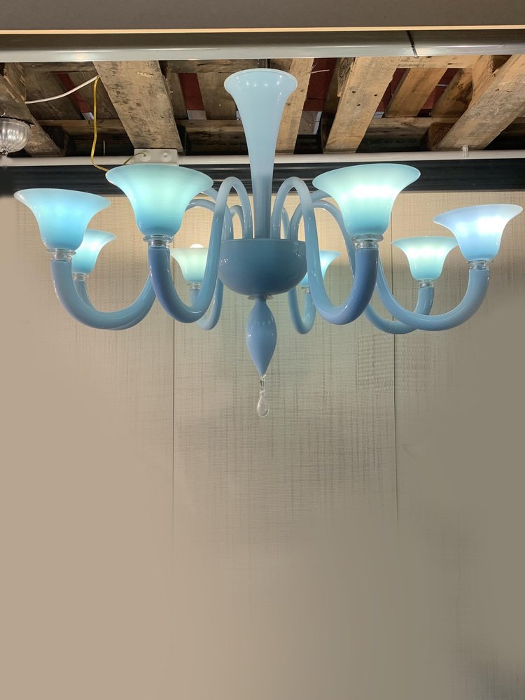 Blue Murano Glass Chandelier from Simoeng