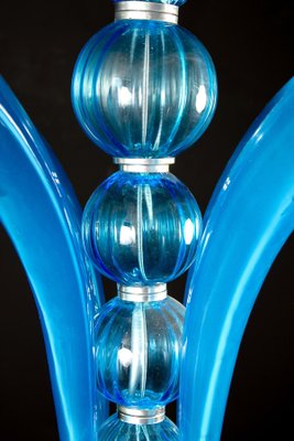 Blue Murano Glass Chandelier, Italy, 1990s-MBH-1031894