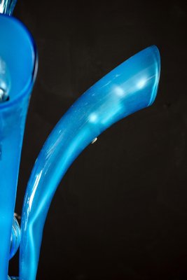 Blue Murano Glass Chandelier, Italy, 1990s-MBH-1031894