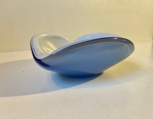 Blue Murano Glass Dish from Seguso, 1970s-LCR-1148625