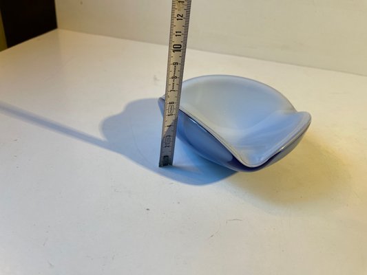 Blue Murano Glass Dish from Seguso, 1970s-LCR-1148625