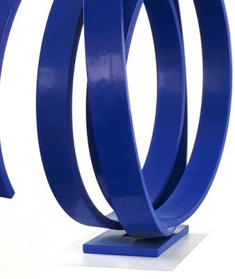 Blue Orbit Sculpture by Kuno Vollet-MDB-1803676