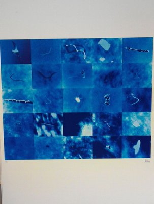 Blue - Original Silkscreen by Pino Settanni - 1970 ca. 1970-ZCI-760328