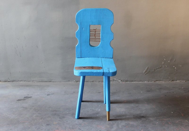 Blue Peak Of A Century Chair by Markus Friedrich Staab