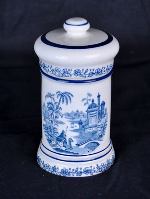 Blue Pharmacy Bottle from La Cartuja Pickman, 1960s-ROJ-632651