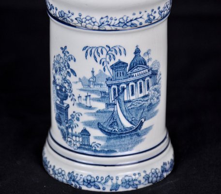 Blue Pharmacy Bottle from La Cartuja Pickman, 1960s-ROJ-632651