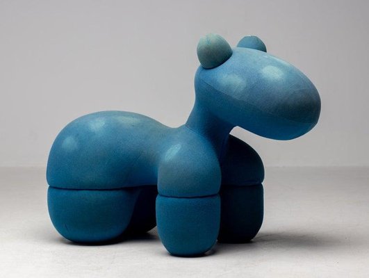 Blue Pony Stool by Eero Aarnio, 1970s-WN-1409909