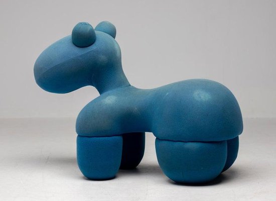 Blue Pony Stool by Eero Aarnio, 1970s-WN-1409909