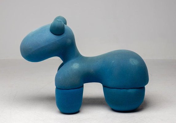 Blue Pony Stool by Eero Aarnio, 1970s-WN-1409909