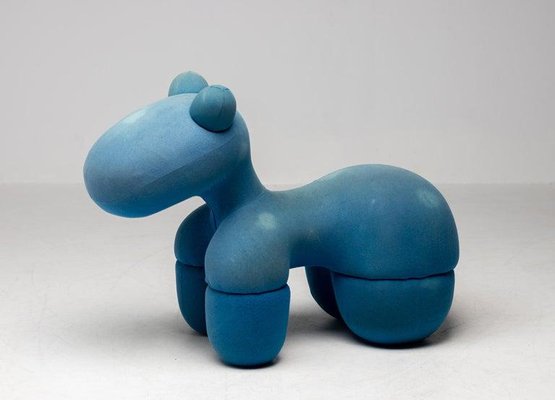 Blue Pony Stool by Eero Aarnio, 1970s-WN-1409909