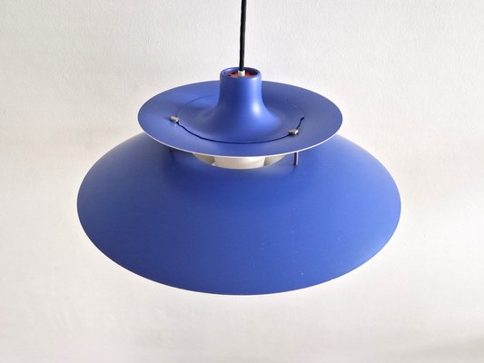 Blue Purple Ph5 Pendant Lamp by Poul Henningsen for Louis Poulsen, Denmark, 1970s-NV-1722324