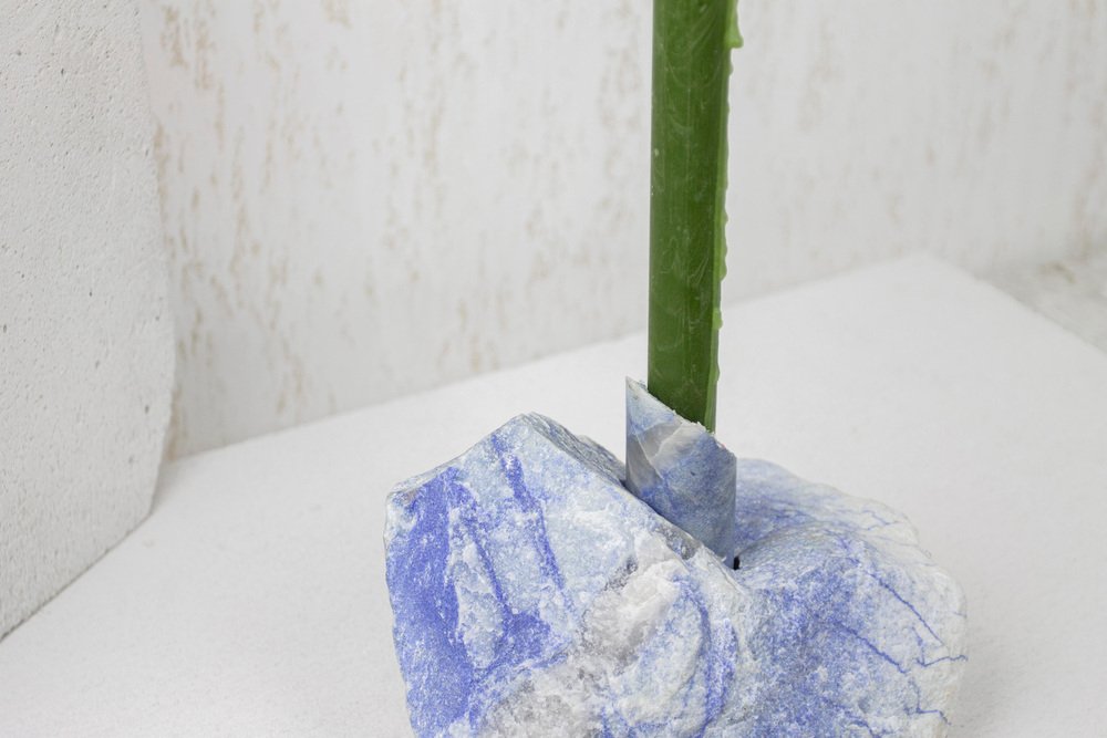 Blue Quartz Abra Candelabra II by Studio DO