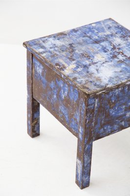 Blue Rustic Stools, 1890s, Set of 2-RCE-1406260