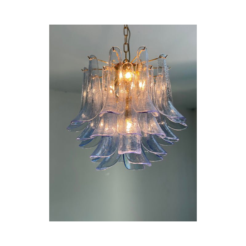 Blue Selle Murano Glass Chandelier from Simoeng