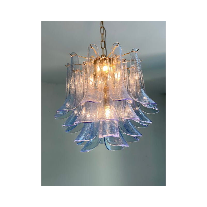 Blue Selle Murano Glass Chandelier from Simoeng