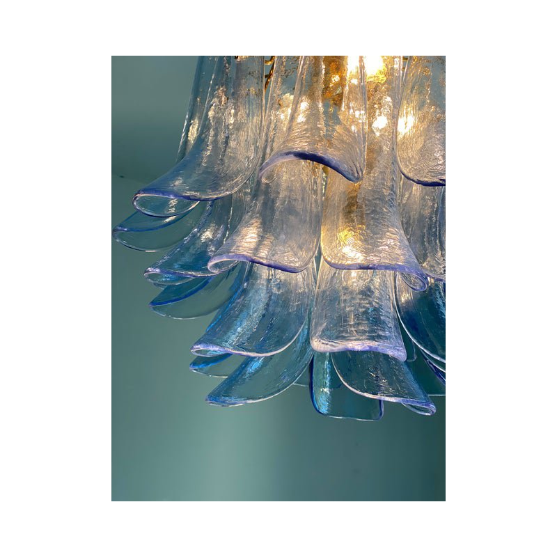 Blue Selle Murano Glass Chandelier from Simoeng