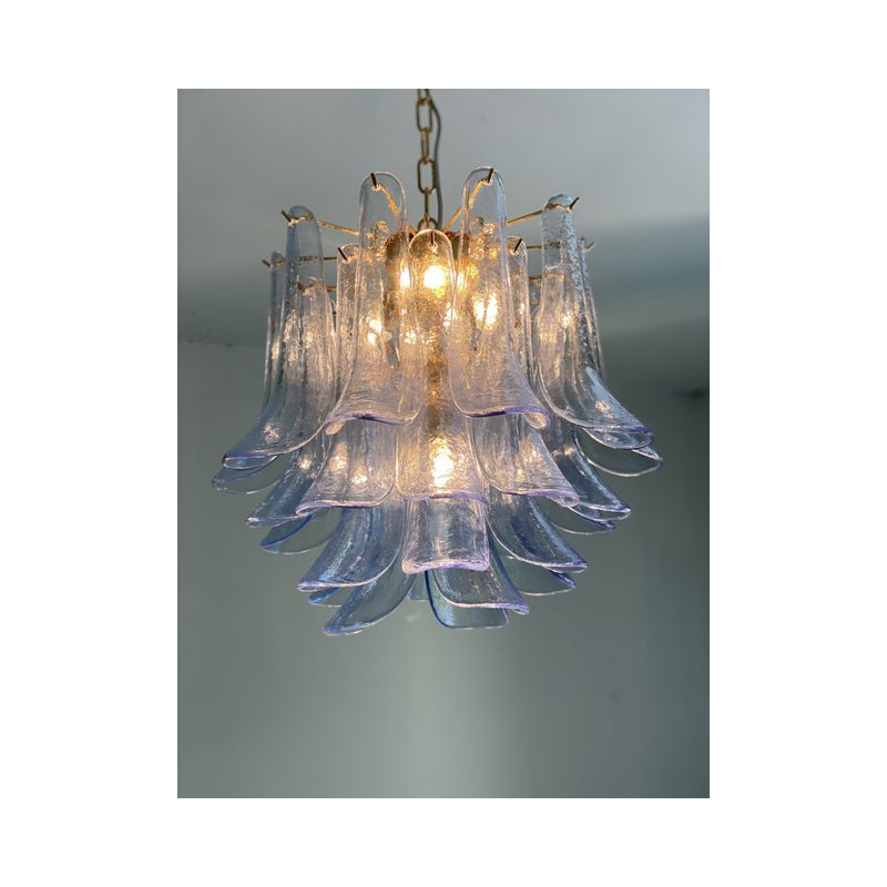 Blue Selle Murano Glass Chandelier from Simoeng