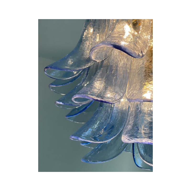 Blue Selle Murano Glass Chandelier from Simoeng