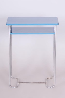 Blue Side Table by Mücke-Melder, 1930s-WHY-1736483