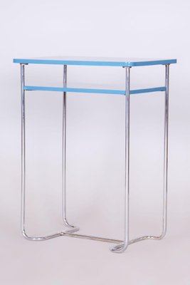 Blue Side Table by Mücke-Melder, 1930s-WHY-1736483