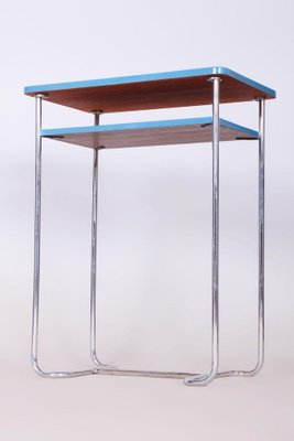 Blue Side Table by Mücke-Melder, 1930s-WHY-1736483