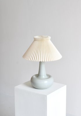 Blue Stoneware Table Lamp by Ole Bøgild for Le Klint, Denmark, 1970s-WRF-1441704