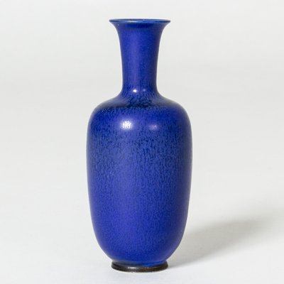 Blue Stoneware Vase by Berndt Friberg from Gustavsberg, 1950s-NL-1728542