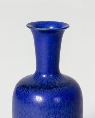 Blue Stoneware Vase by Berndt Friberg from Gustavsberg, 1950s-NL-1728542