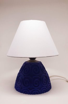 Blue Table Lamp by Antonio Abril for Lámparas Cebriá, 1999-JPD-549160