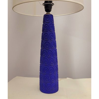 Blue Table Lamp by Antonio Abril for Lámparas Cebriá, 1999-JPD-549533