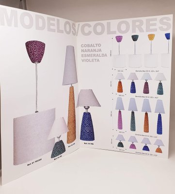 Blue Table Lamp by Antonio Abril for Lámparas Cebriá, 1999-JPD-549533