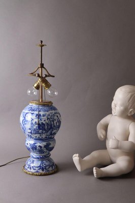 Blue Vase Table Lamp from Gerhard Wolbeer, Berlin-ESB-1376987