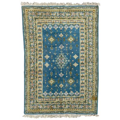 Blue Vintage Tunisian Rug-YMM-1062213