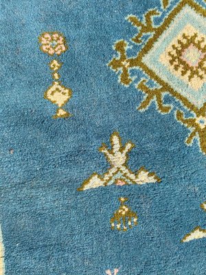 Blue Vintage Tunisian Rug-YMM-1062213