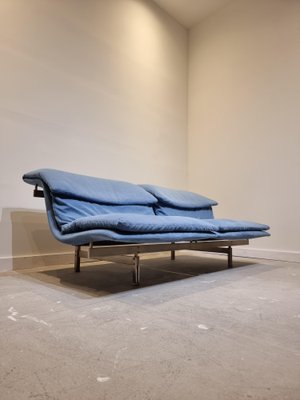 Blue Wave Sofa by Offredi for Saporiti Italia-GNW-1138426